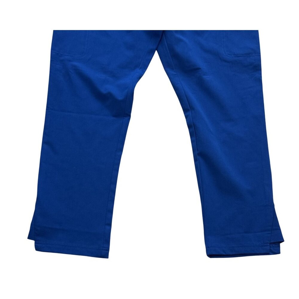 Cherokee Euphoria MidRise Tapered Leg Royal Blue Medical Scrub Pants L NWT - Picture 3 of 7